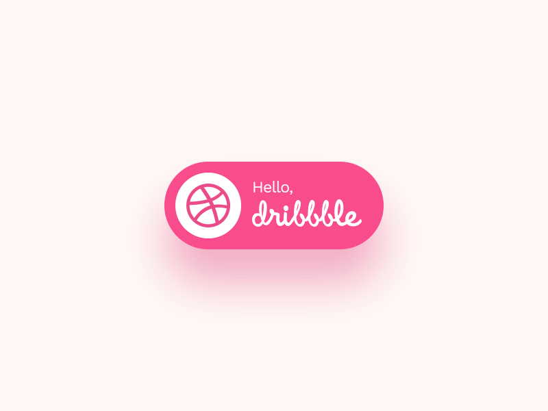Thanks for the invitation! after effects after effects animation button first shot gif hello dribbble microinteractions mobile on off switch thanks shot ui animation ux