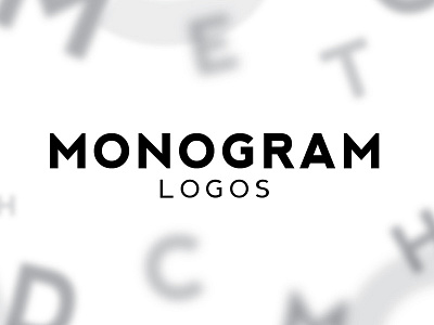 Monogram Logo designs, themes, templates and downloadable graphic elements  on Dribbble