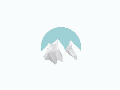 Monteco (client work) creative logo modern logo mountain logo natural nature polygonal logo snow