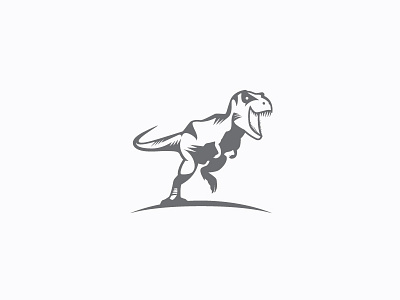 Hunter beast dino dinosaurs dynamic hunter negative space powerful predator logo running strong