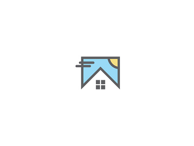 McCall Manor branding living community logo manor mortgage negative space real estate simple