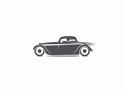 HotRod Shop car classic car drive hotrod logo retro speed vintage