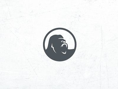 Gorilla animal ape gorilla logo mascot monkey negative space roar security silverback sport