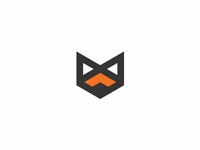 Fox mark (Unused concept) animal animal logo bold fox fox mark geometrical logo minimal logo simple