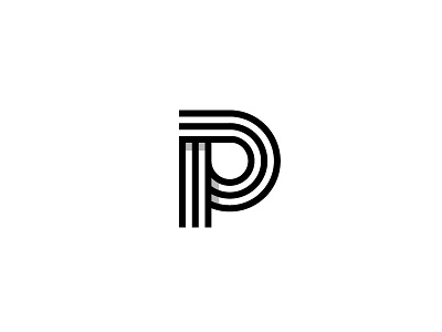 P monogram (unused logo concept)