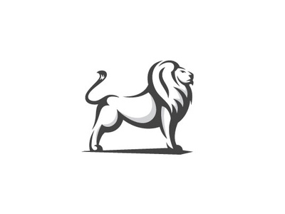 Lion animal confidence king lion lion logo logo design logo designer proud