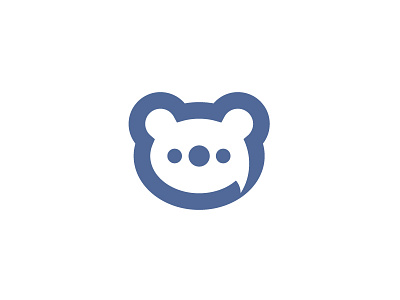 Koala Chat animal app logo app logo design chat chat app chat bubble conversation illustration koala koala logo logo designer mark minimalist koala negative space simple animal logo social software logo talk