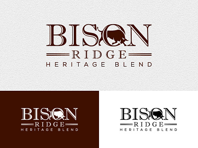 Logo design for Bison Ridge.