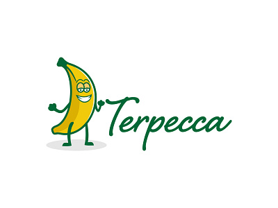 Logo Design for Terpecca banana brand identity business cartoon creative design custom graphic design illustration logo design modern professional unique design