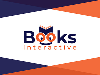 Books Interactive Logo business creative design custom graphic design happy illustration logo logo design minimalist modern professional typography unique design vector
