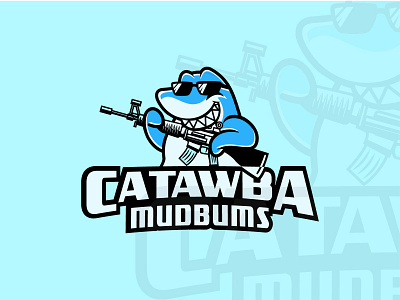 Catawba mudbums Logo ar15 business cartton catfish creative design custom fish graphic design illustration logo design modern professional unique design vector