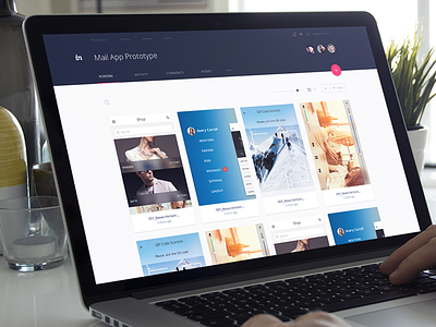 A peek at InVision v5 app dark invision material mobile project prototyping screens ui v5 web web app