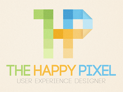 THP Logo colours logo squares the happy pixel thp