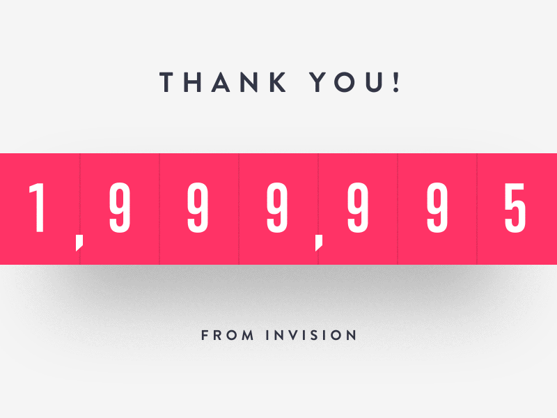 A milestone, and a thank you 2016 app invision milestone prototyping users