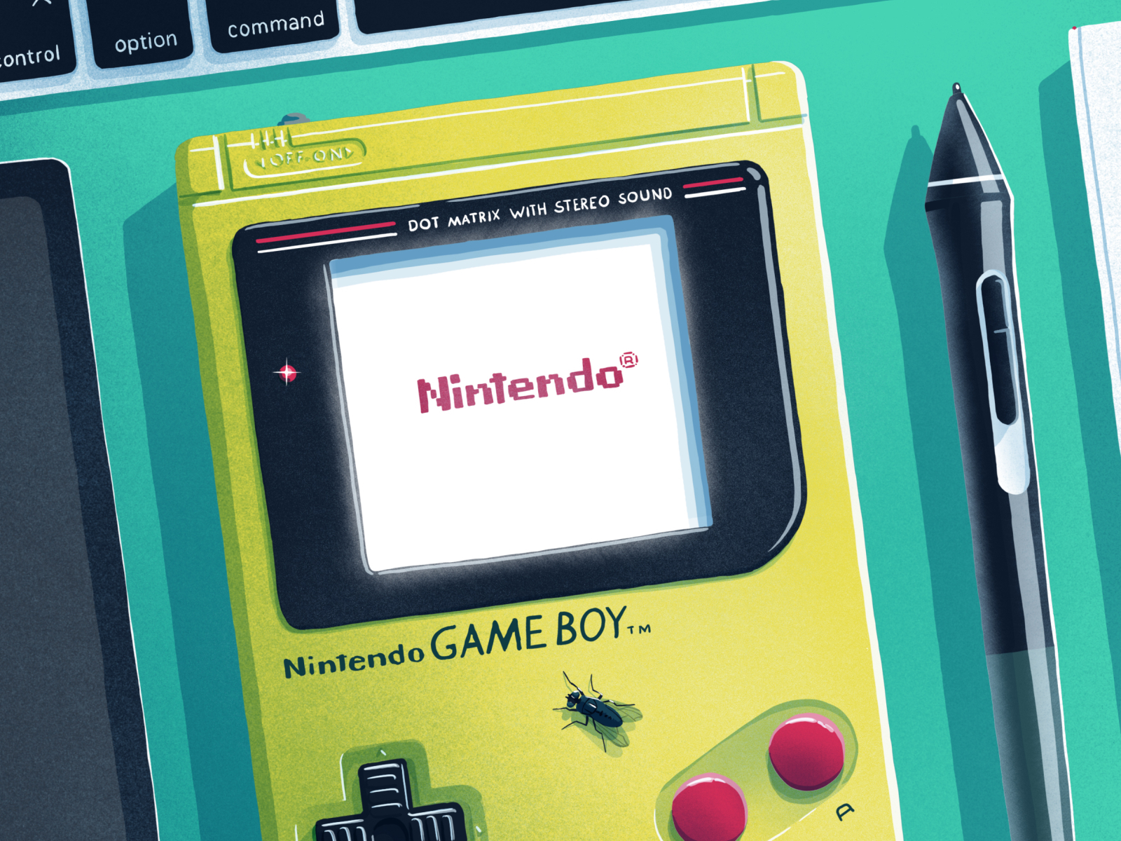 Nintendo Game Boy Illustration 2/4 by Sergio Ingravalle on Dribbble