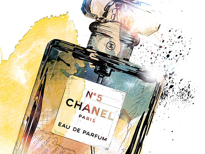 Fragrance Illustration: Chanel No.5