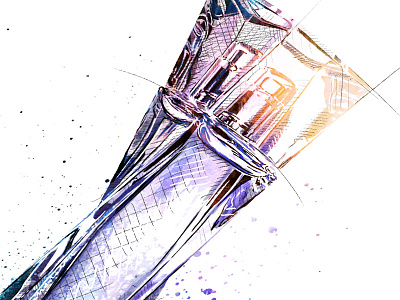 Fragrance Illustration: Lancome digital art drawing fragrance illustration ink lancome pencil perfume photoshop wacom watercolor