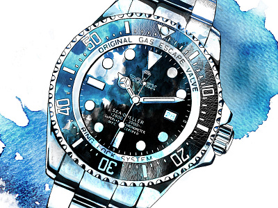 Luxury Watch Illustration: Rolex