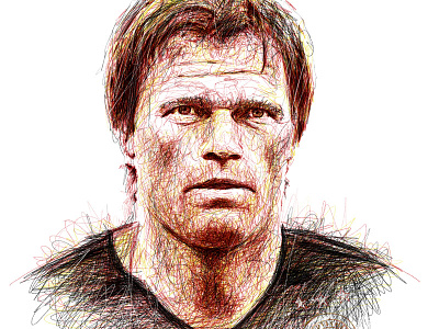 Scribble Portrait: Oliver Kahn