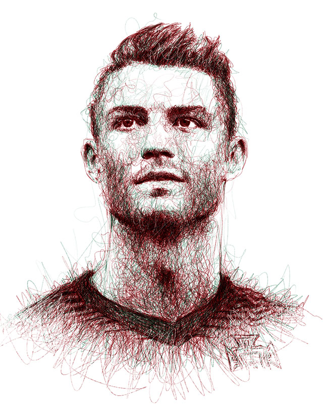 Cristiano Ronaldo Drawing #ronaldo #manunited #juventus #realmadrid  #football #art #drawing #pencils #karakalem #çizim #artdrawing #art... |  Instagram