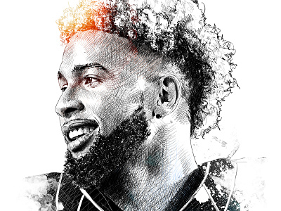 Odell Beckham Jr Art Print by My Inspiration - Fine Art America