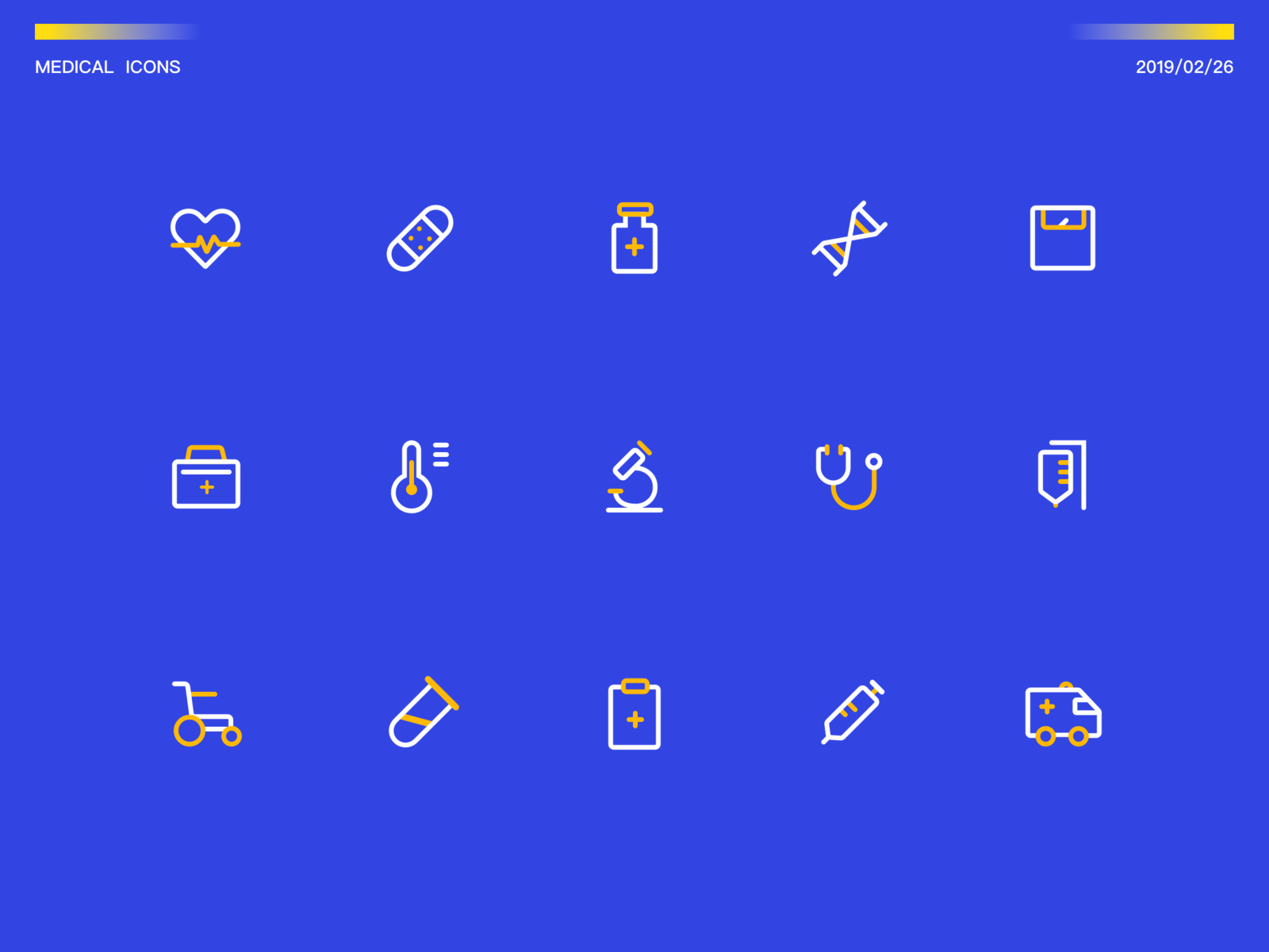 medical icons by zhangcm on Dribbble