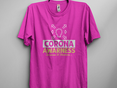 Corona Virus Awarness T Shirt Design corona corona render coronavirus covid19 design illustraion tshirt tshirtdesign tshirts vector