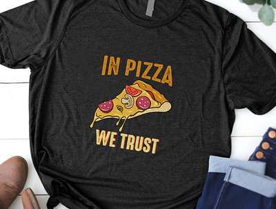 Pizza T Shirt Design illustraion inpizza pizza pizzeria print tshirt tshirtdesign tshirts vector