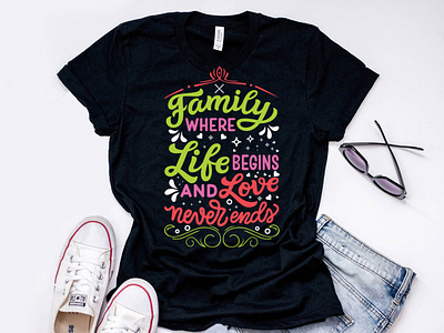 Families Day T Shirt Design