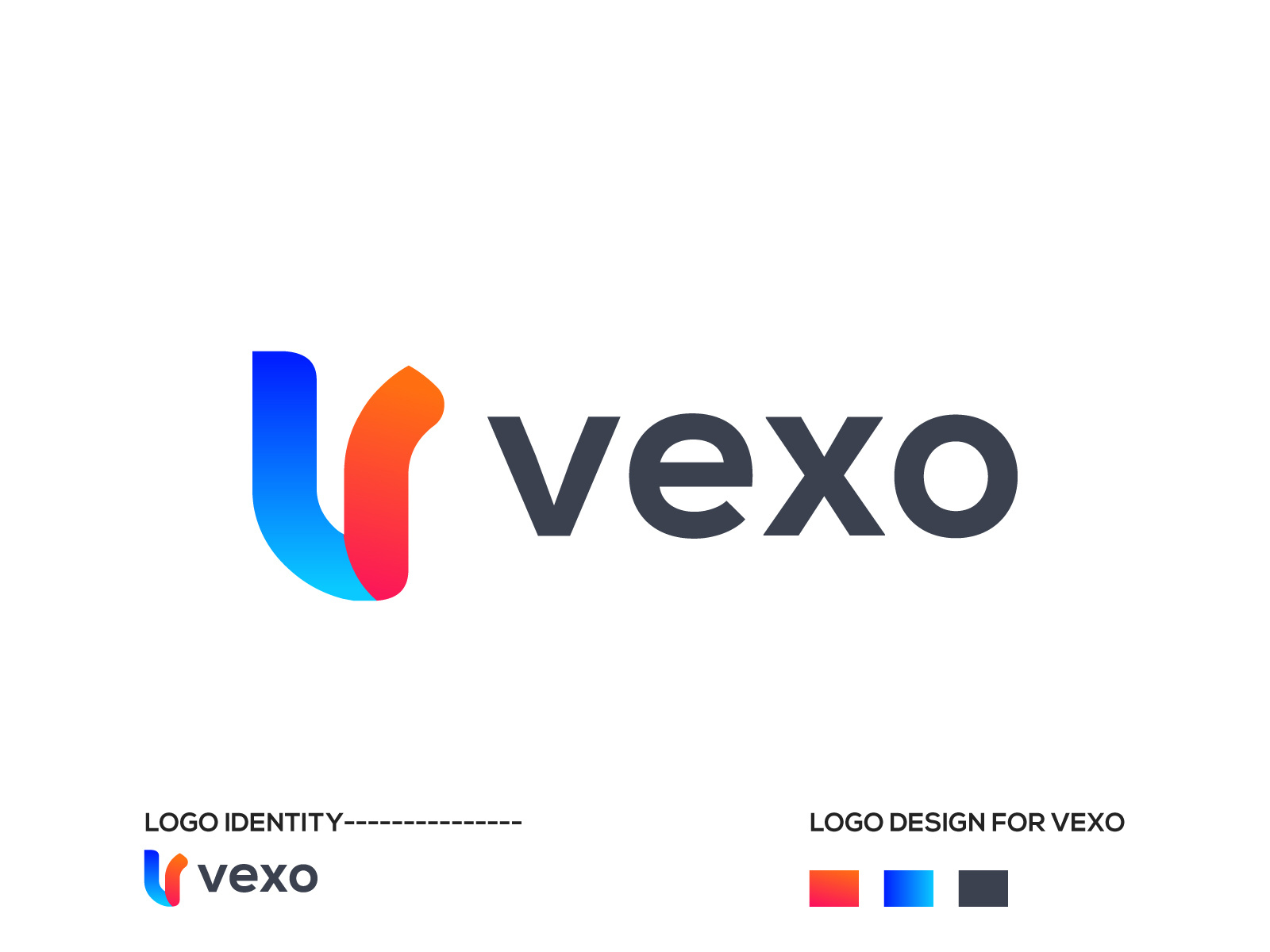 V Letter logo mark for Vexo || Modern Logo Brand Design by Tutul