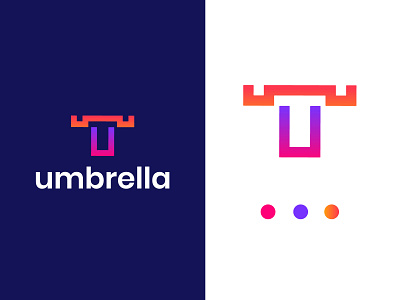 Umbrella Modern Logo and Brand design (unused)