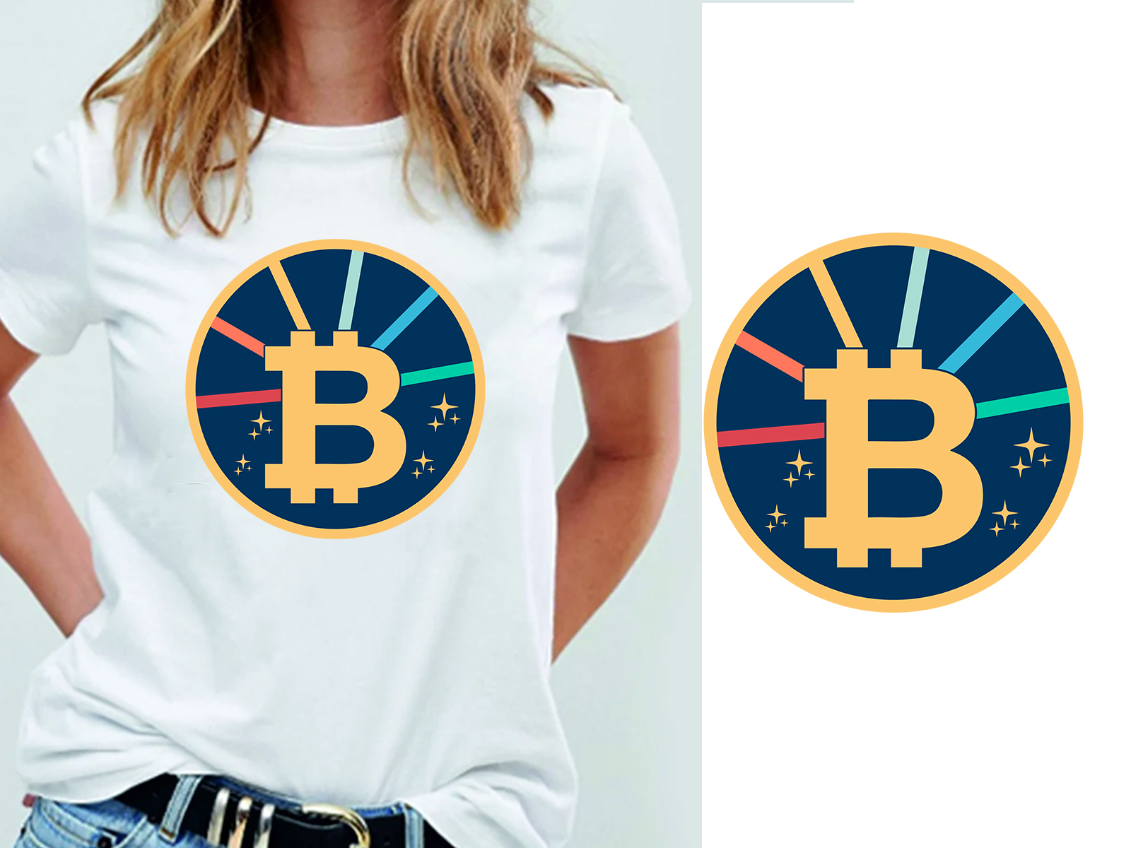 Bitcoin T Shirt Design By Tutul Hossain On Dribbble