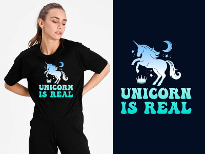 Unicorn T shirt Design