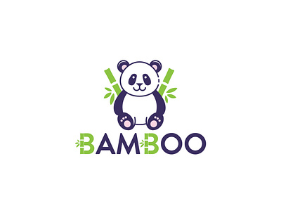 Bamboo Panda bamboo logo logodesign logos logotype modernlogo pandalogo unique logo
