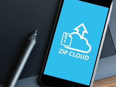 Cloud Computing Logo, Zip Cloud Logo brand brand identity branding cloud computing colorful concept dailylogochallenge logo logodesign logos logotype tech technology logo zip cloud