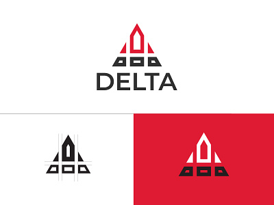 Logo Design, Delta Logo creative logo delta geometic logo logo design logo designer logos professional logo