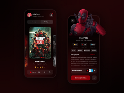 Cinema Booking App 4d booking cinema film hbo movie movie app netflix reservation streamer streaming taha haghighi theater ticket tv tv series tv show ui ui design video