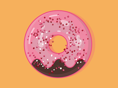 LoveDonut adobe ilustrator donut graphic design illustration lovingdonut pink