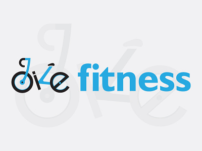 Logo for Bike Fitness bike logo branding fitness identity logo logotype