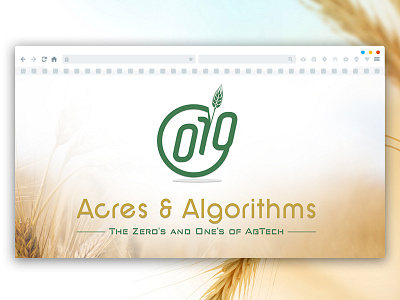 Logo Design for Acres And Algoritms agro logo brand branding logo logo design podcast logo tech