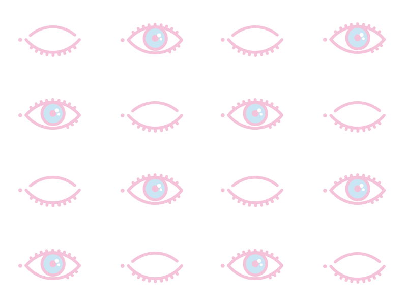 I see you animated cute eye eyes gif pattern pink