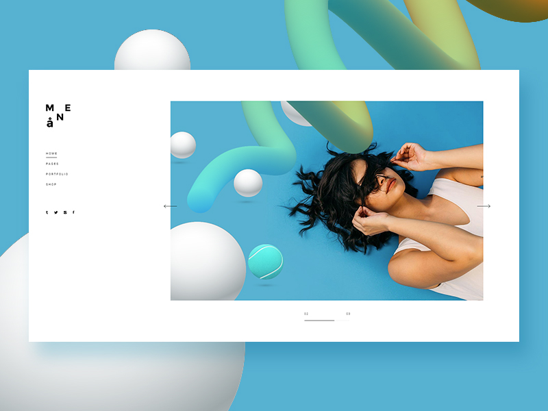 Måne - A Modern Portfolio Theme for Creatives by Svetlana Radenkovic ...