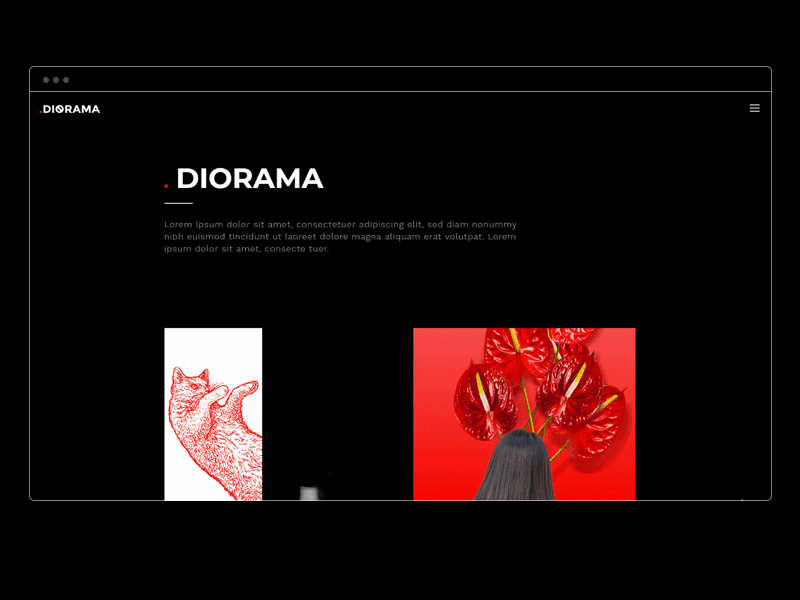 Diorama - A Bold Portfolio Theme for Agencies and Freelancers