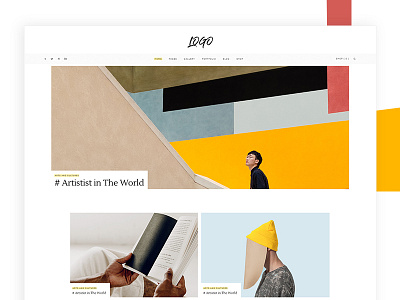 Milieu - Art, Style and Culture Magazine art article blogger blogging creative creative design creative magazine culture design editorial graphic design influencer lifestyle lifestyle blog magazine style ui web wordpress wordpress design