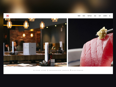 Nigiri - A Modern Restaurant WordPress Theme asian food brand branding creative creative design design designer portfolio food food and drink graphic design restaurant typography ui uidesign ux web web design website wordpress wordpress design