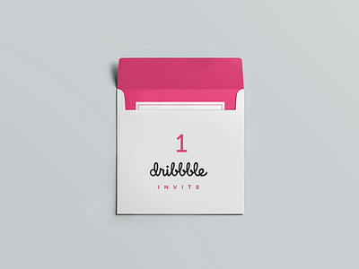 One dribbble invite ! draft dribbble invite prospect