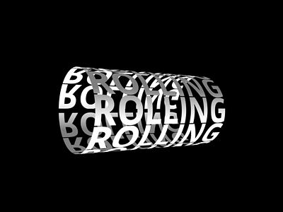 Rolling 2d animation aftereffects animation kinetic kinetic type motion motion design typogaphy