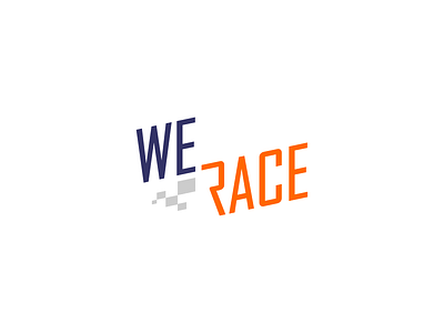 WeRace brand branding icon identity logo logotype motorcycle race race track racing team we werace