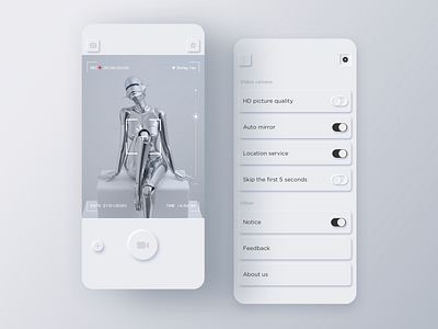 RECme📹 app design fashion ios ui ux 设计