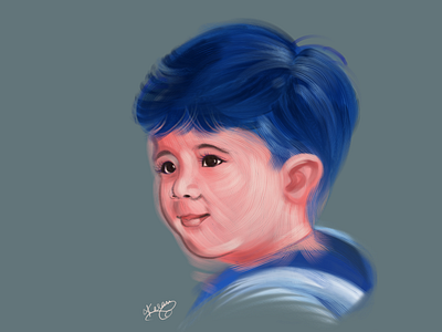 Portrait painting digitalart painting procreate